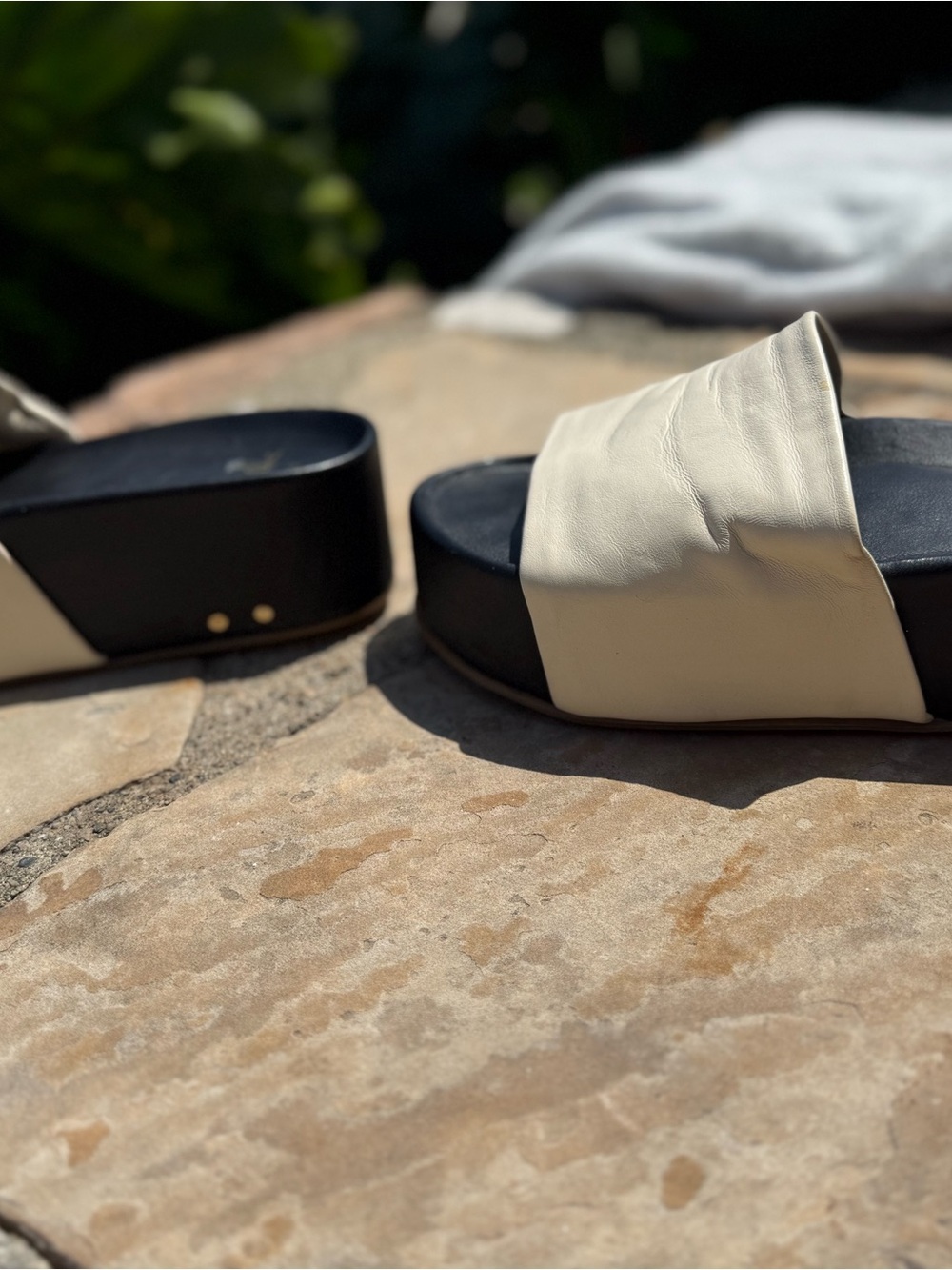 beek Cream Albatross Platform Sandals sz 9 - Picture 8 of 8